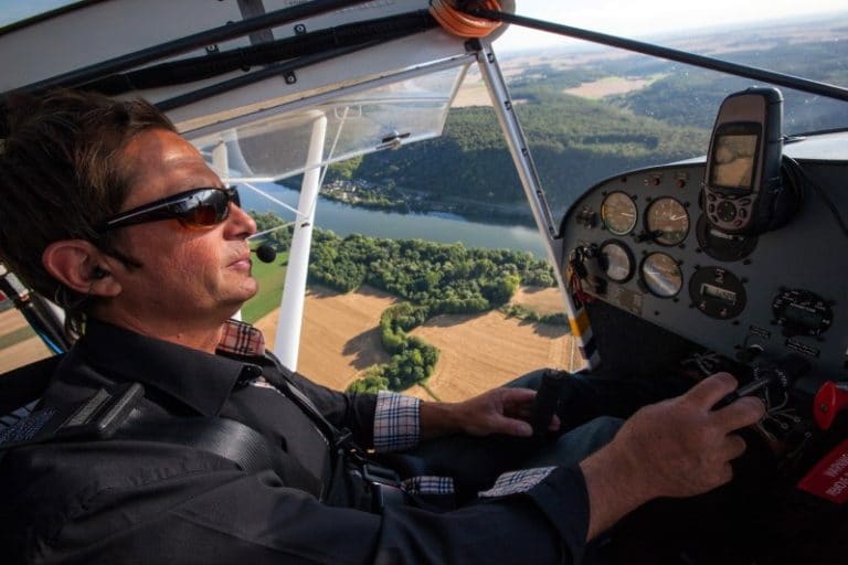Baptême de l'air en avion